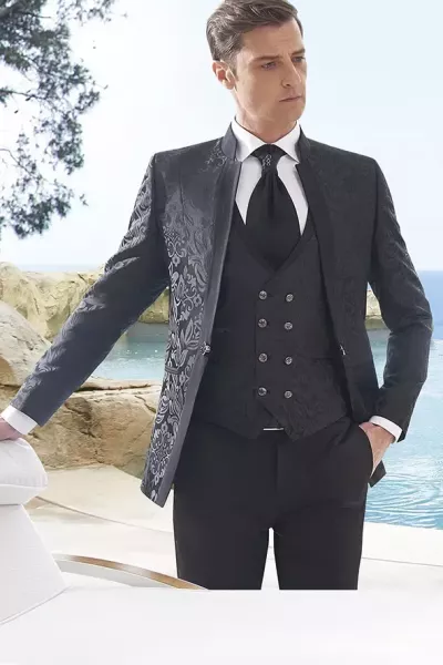 costume-homme-mariage-romantique-noir-motif-pas-cher-annecy